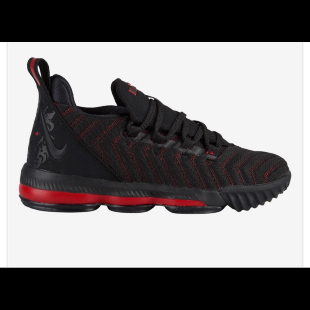 NIKE LEBRON XVI 16 bred basketball shoes 1Y